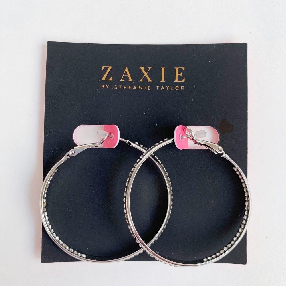 ZAXIE by Stefanie Taylor Play It By Ear Hoop Earrings - New!